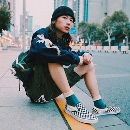 男女款棋盘格一脚蹬板鞋帆布鞋