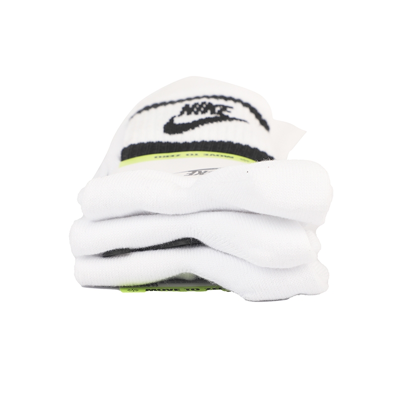 男女时尚运动透气舒适袜子三双装