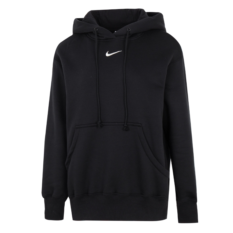 女款运动休闲加绒保暖连帽套头衫