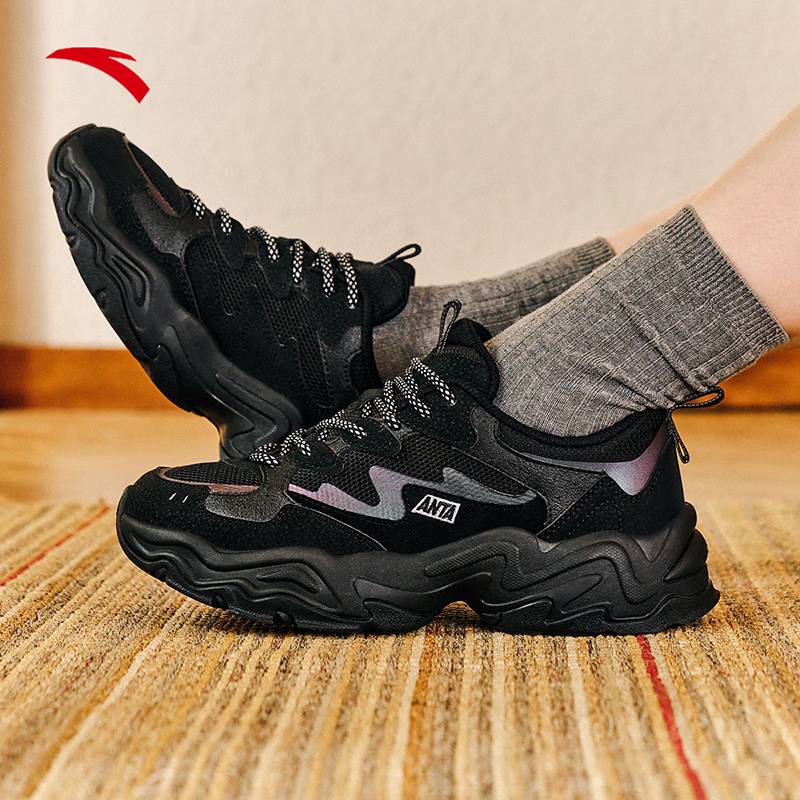 陨石丨休闲鞋女鞋夏季网面透气厚底复古休闲运动老爹鞋