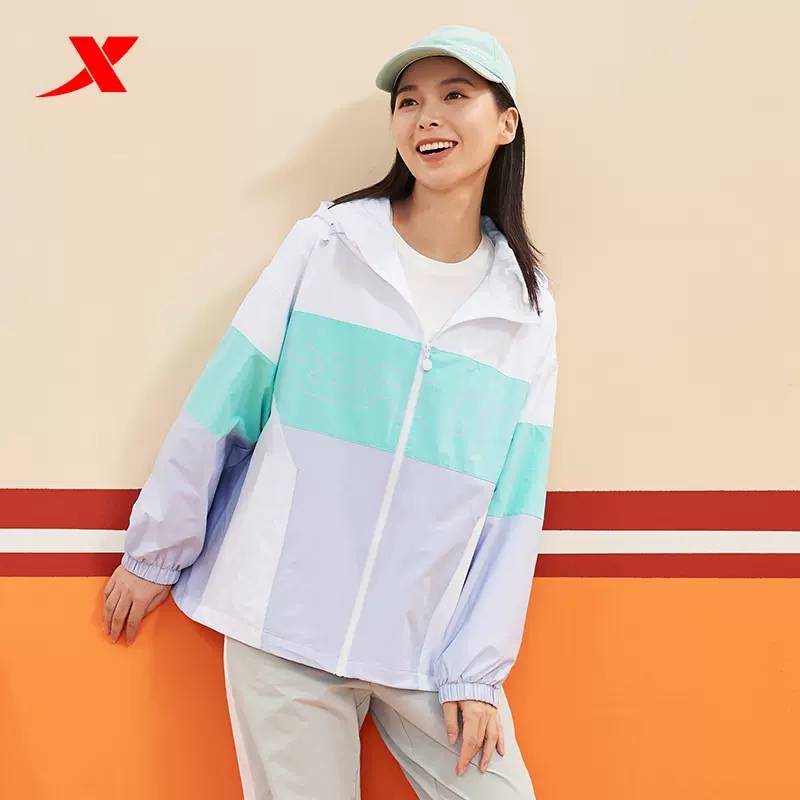女子撞色夹克双层外套