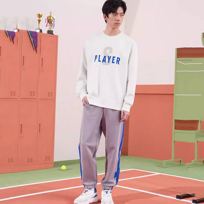 男子休闲宽松圆领卫衣