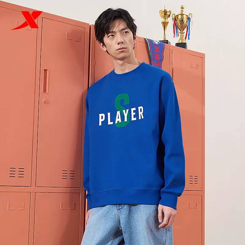 男子休闲宽松圆领卫衣