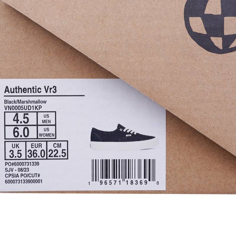 男女同款Authentic VR3经典酷黑复古高街帆布鞋