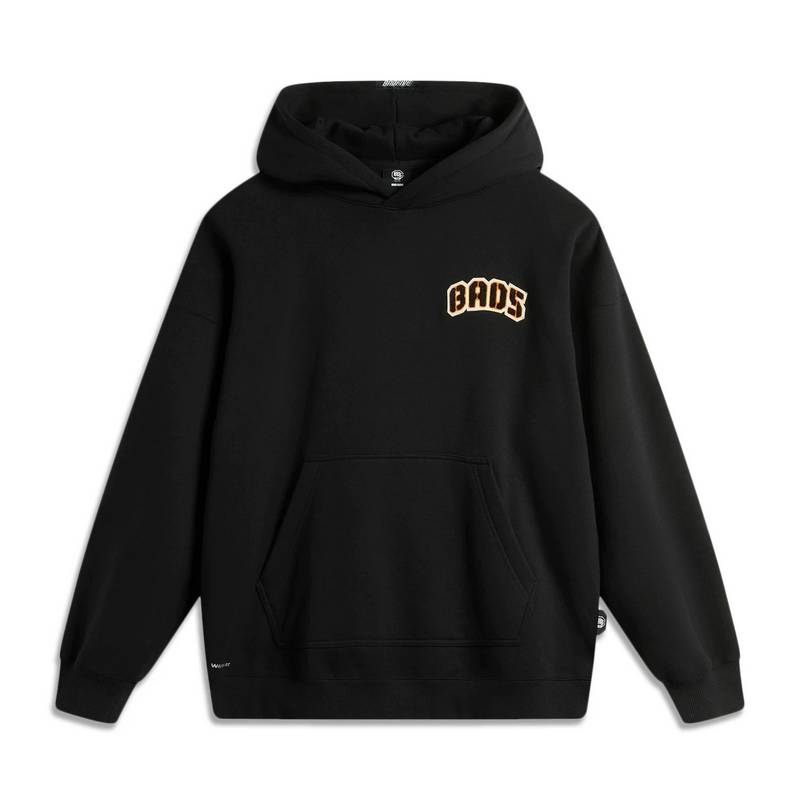 反伍男子加绒保暖宽松套头连帽上衣