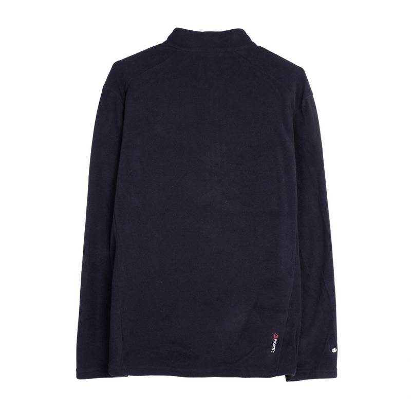 男款抓绒衣轻量保暖半拉链打底衫