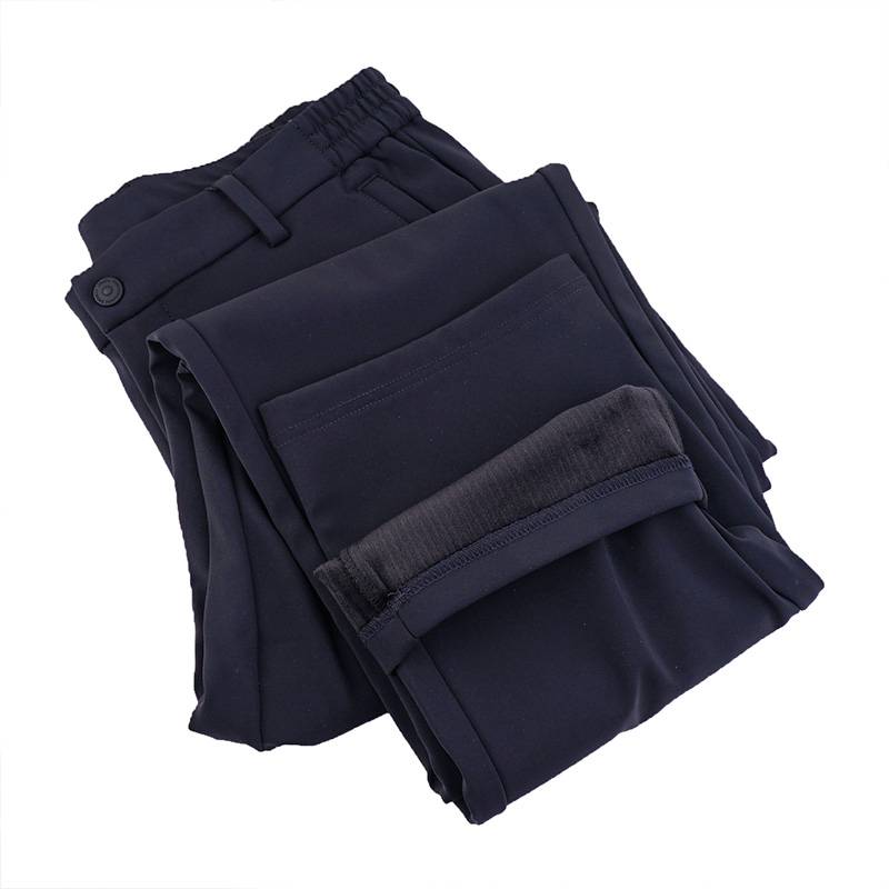 男士弹力长裤加绒户外休闲运动裤