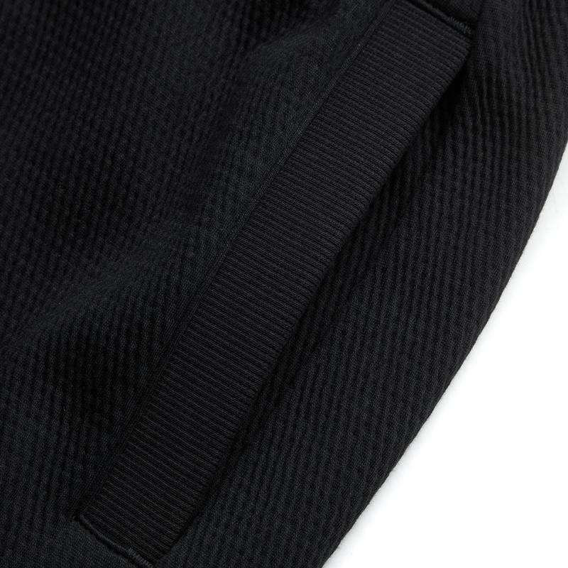 男子简约系带宽松针织运动束脚卫裤AKLU621-1