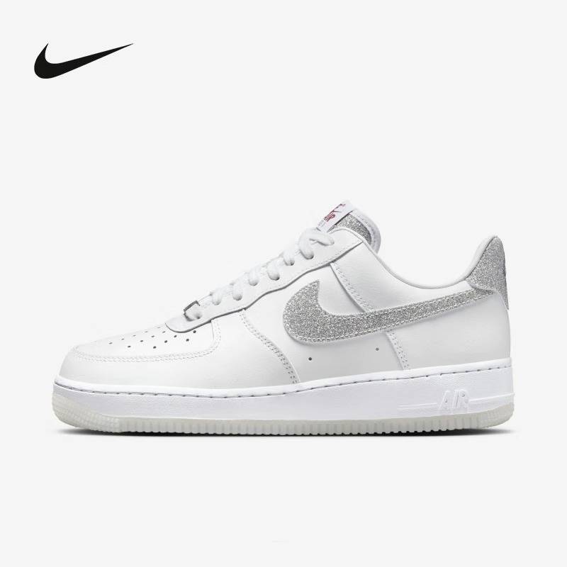 女鞋AIR FORCE 1白银AF1空军一号复古运动板鞋 HQ3461-191