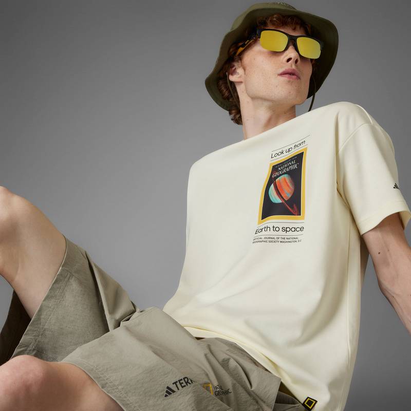 男女同款户外国家地理联名款速干短袖JD5962