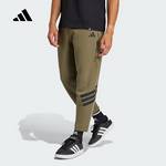 男新款经典三条纹九分运动裤 JD4891