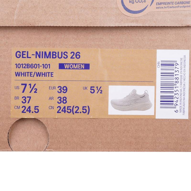 女子GEL-NIMBUS 26跑步鞋 1012B601-101