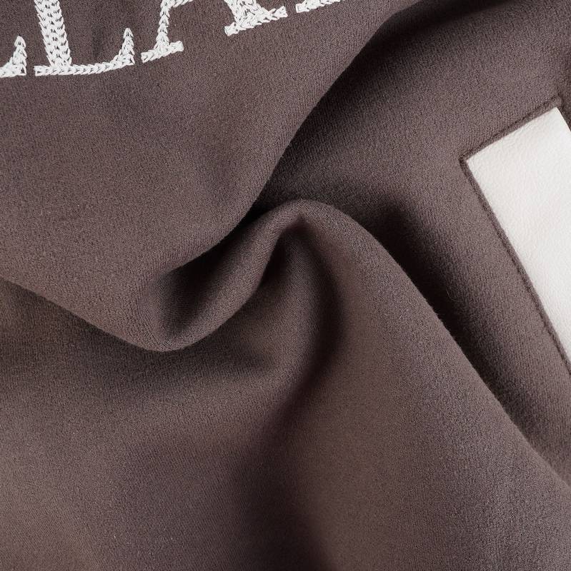 男女同款涂鸦印花时尚落肩棒球服外套1011207-285