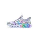 大童SKECHERS GIRLS 一脚蹬闪灯休闲鞋303755L-SMLT
