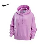 女子加绒保暖纯色百搭连帽卫衣套头衫DQ5859-632