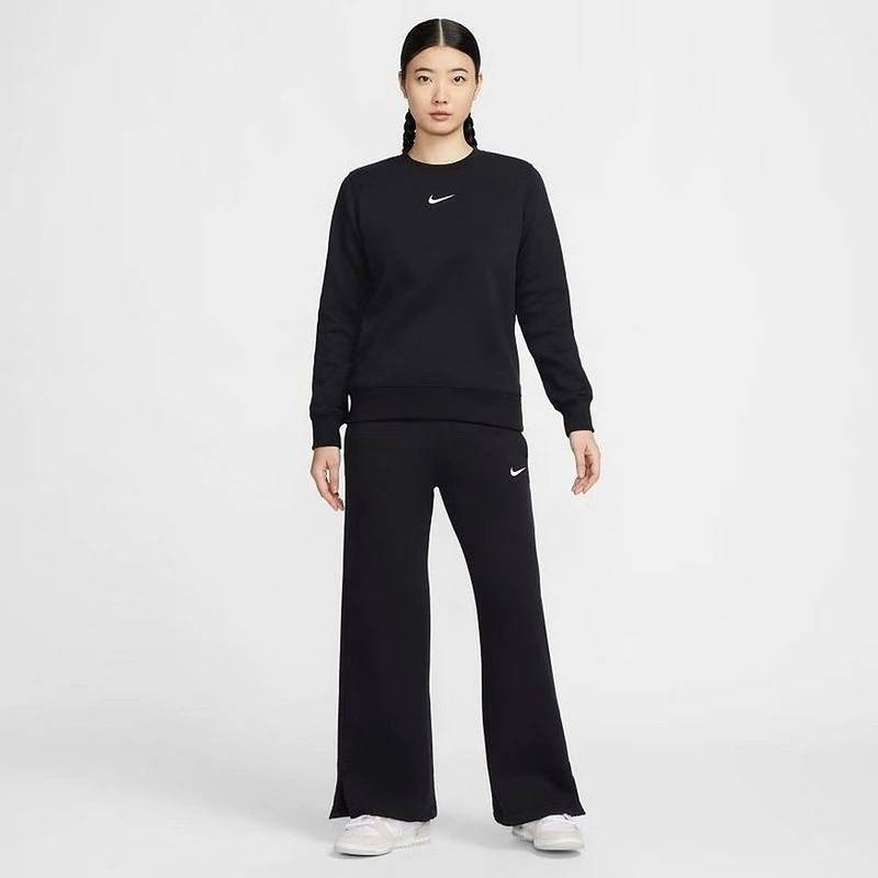 女子刺绣小勾加绒保暖运动卫衣套头衫DQ5752-010