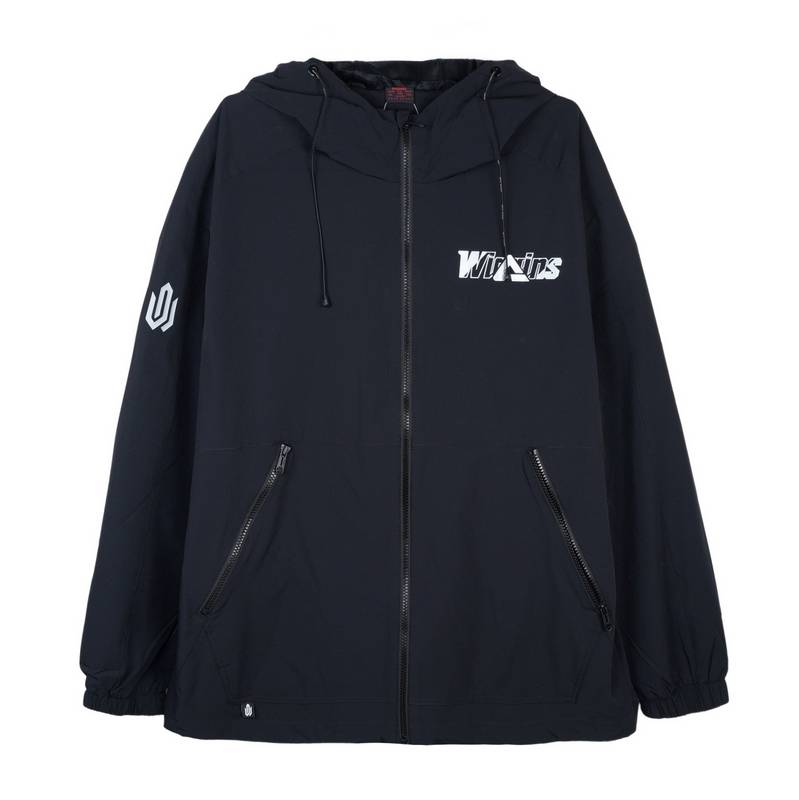 男子连帽网里梭织风衣F2243161
