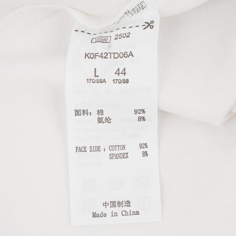 女款圆领短袖T恤运动透气半袖短款K0F42TD06A-012