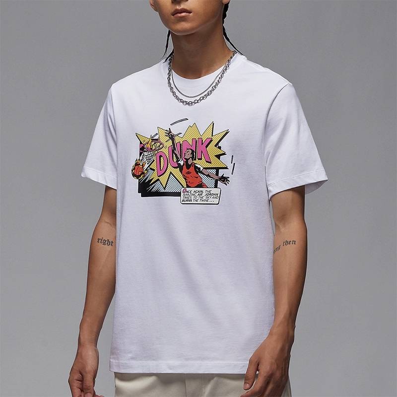 男子AS M J BRAND DUNK SS CREW运动T恤FZ1940-100