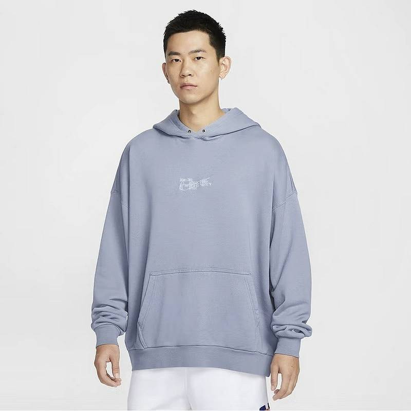 男子Oversize风运动休闲连帽卫衣套头衫HV4722-493
