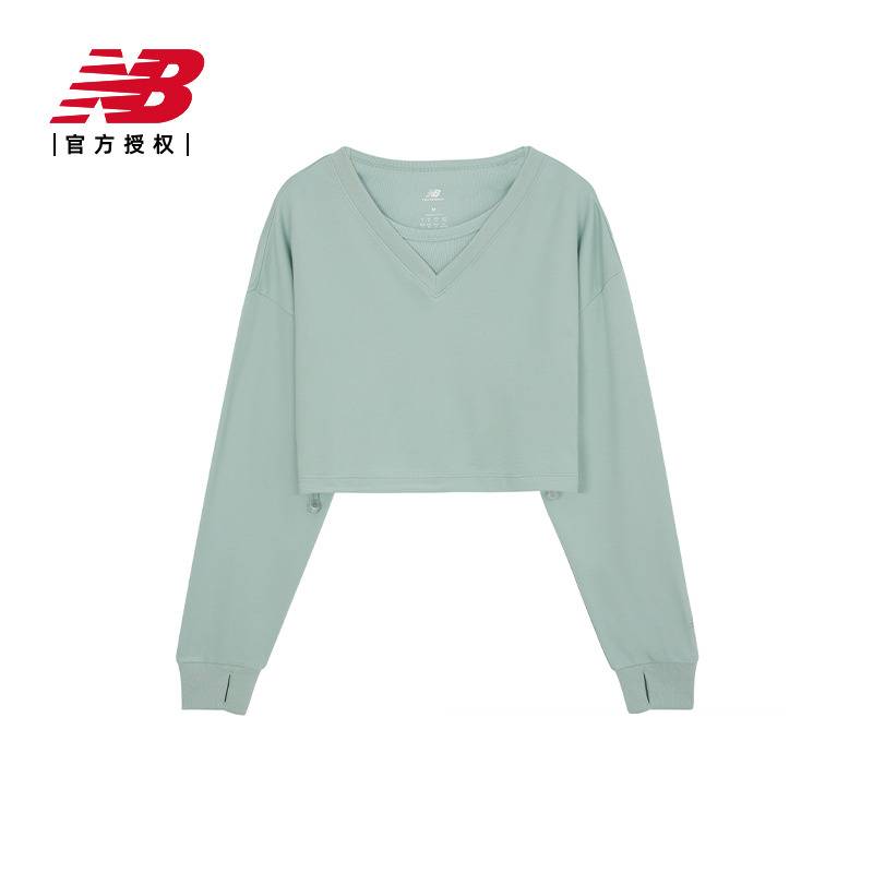 女子休闲运动针织长袖背心t恤两件套NDE24272-MT