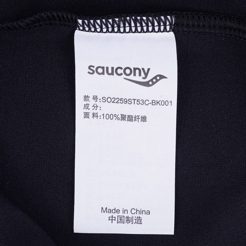 男子跑步舒适运动训练针织短袖T恤SO2259ST53C-BK001
