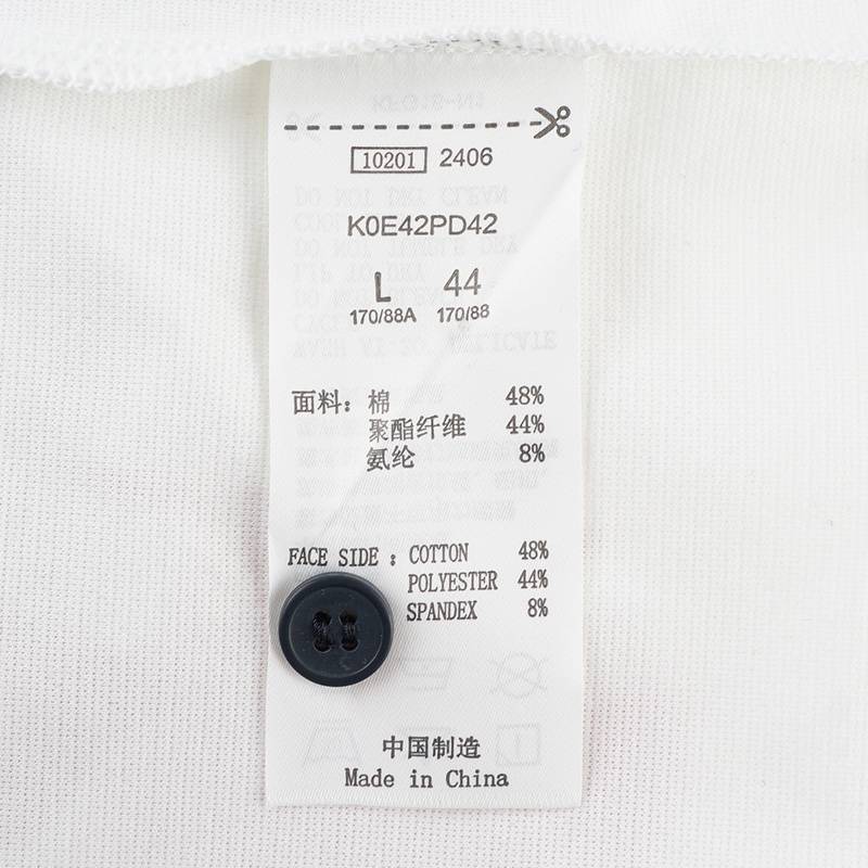 女子运动休闲翻领体恤短袖K0E42PD42-001