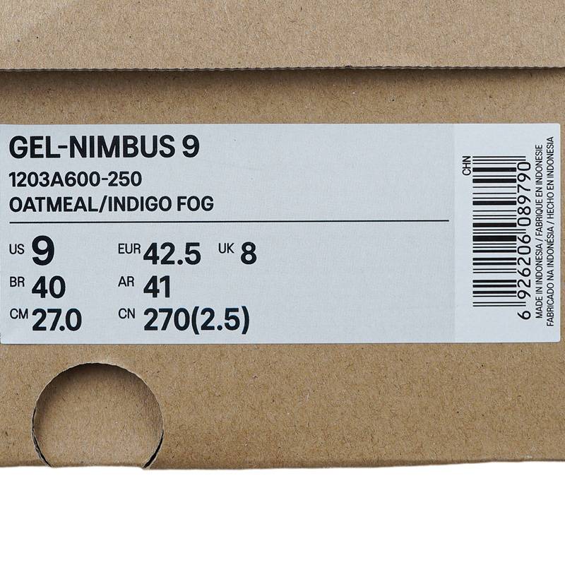 男女款GEL-Nimbus 9 户外低帮跑步鞋 1203A600-250