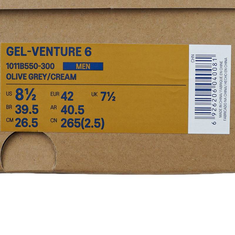 男女GEL-VENTURE 6复古老爹鞋徒步运动鞋1011B550-300