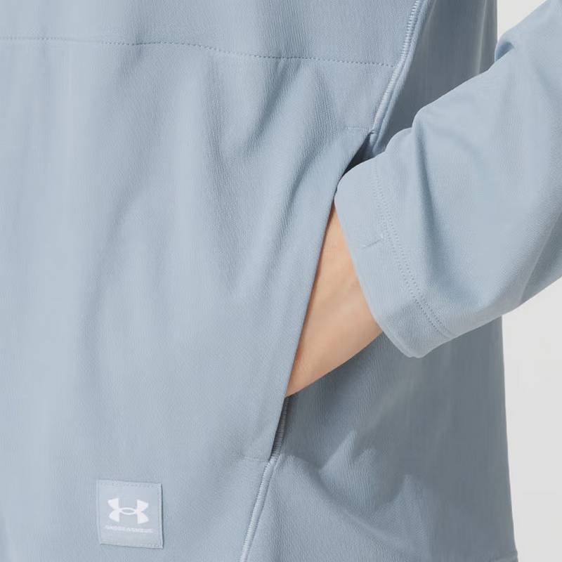 女子户外训练夹克运动服休闲透气健身跑步连帽外套 1390060-465