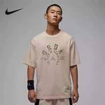 男款JORDAN图案印花宽松休闲运动T恤HV1257-140