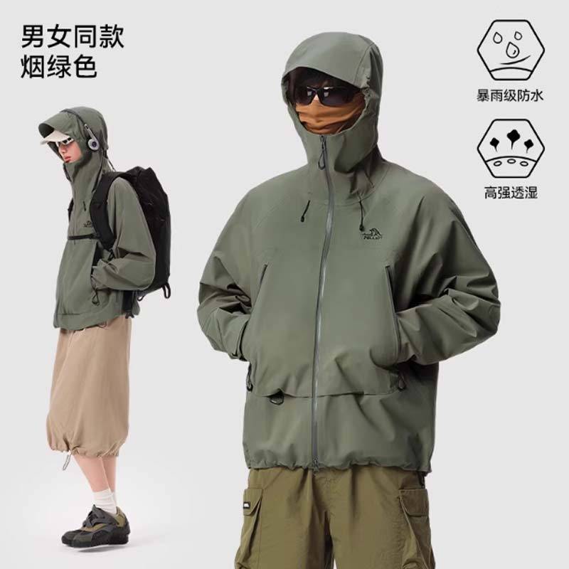 男女同款山壳户外防暴雨登山服冲锋衣12340164
