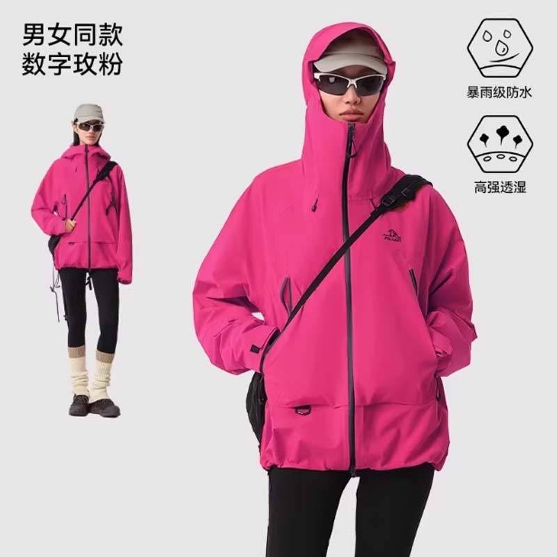 男女同款山壳户外防暴雨登山服冲锋衣12340164