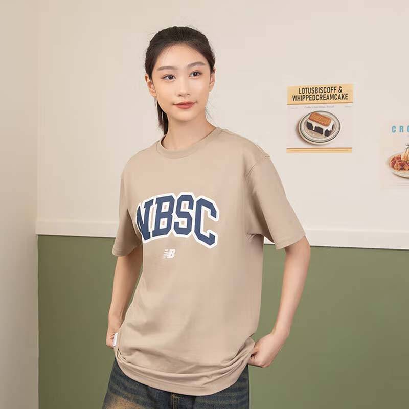 男女运动休闲圆领短袖T恤AMT42322-SOT