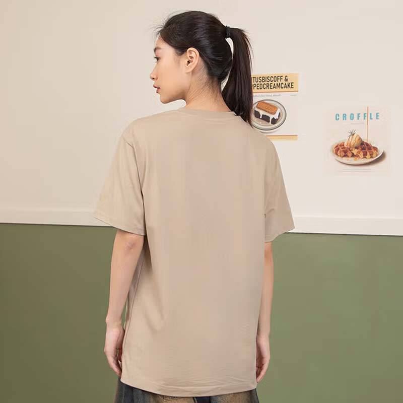 男女运动休闲圆领短袖T恤AMT42322-SOT