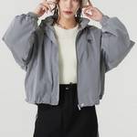 女款运动服梭织时尚休闲连帽夹克
