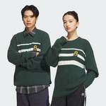 男女款 UNI KNIT PULLOV 情侣款复古学院风运动长袖针织毛衣 JC6849
