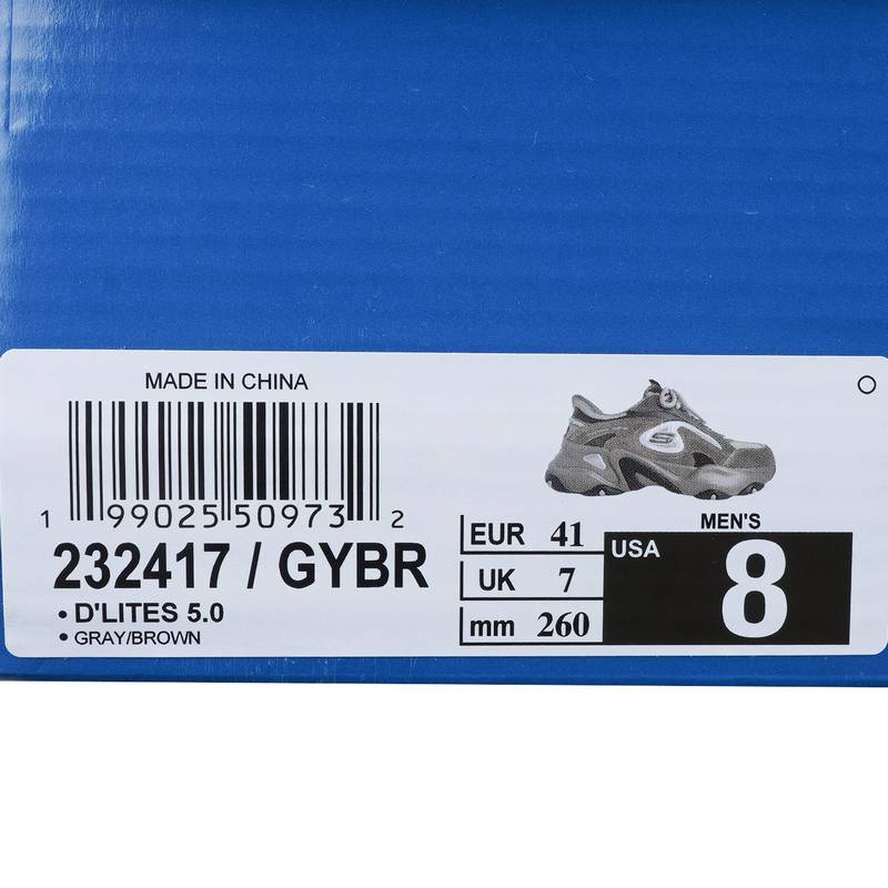男子增高时尚复古户外通勤休闲熊猫鞋232417-GYBR