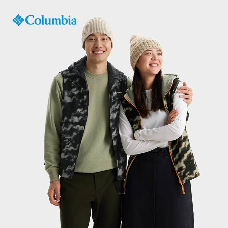 男女穿行可双面穿抓绒背心马甲AE3331348