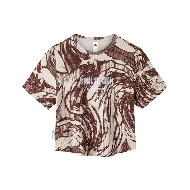 女子正肩短款显瘦针织上衣162438120 -2