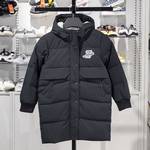 大童中长款羽绒服80%鸭绒保暖宽松连帽外套