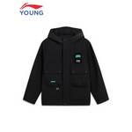 大童加绒保暖防泼水抗静电运动风衣
