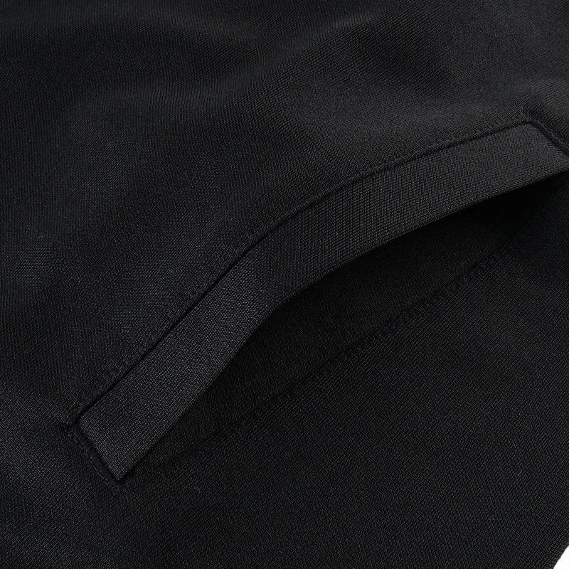 美式复古男女运动针织立领上衣