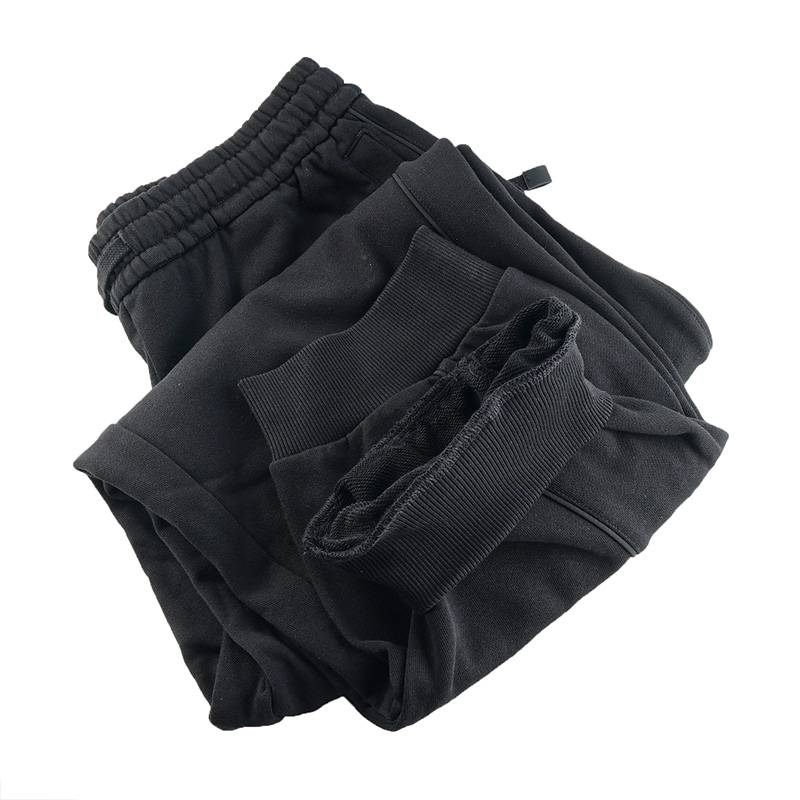 男女同款刺绣纯棉宽松长裤1011880-032