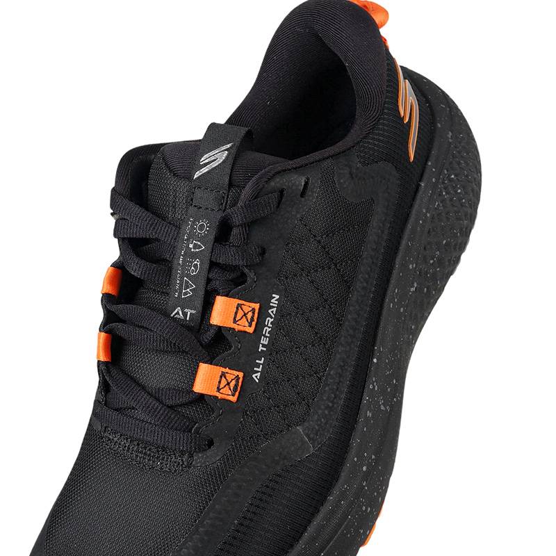 男子缓震跑步鞋健步鞋厚底休闲运动鞋246087-BKOR