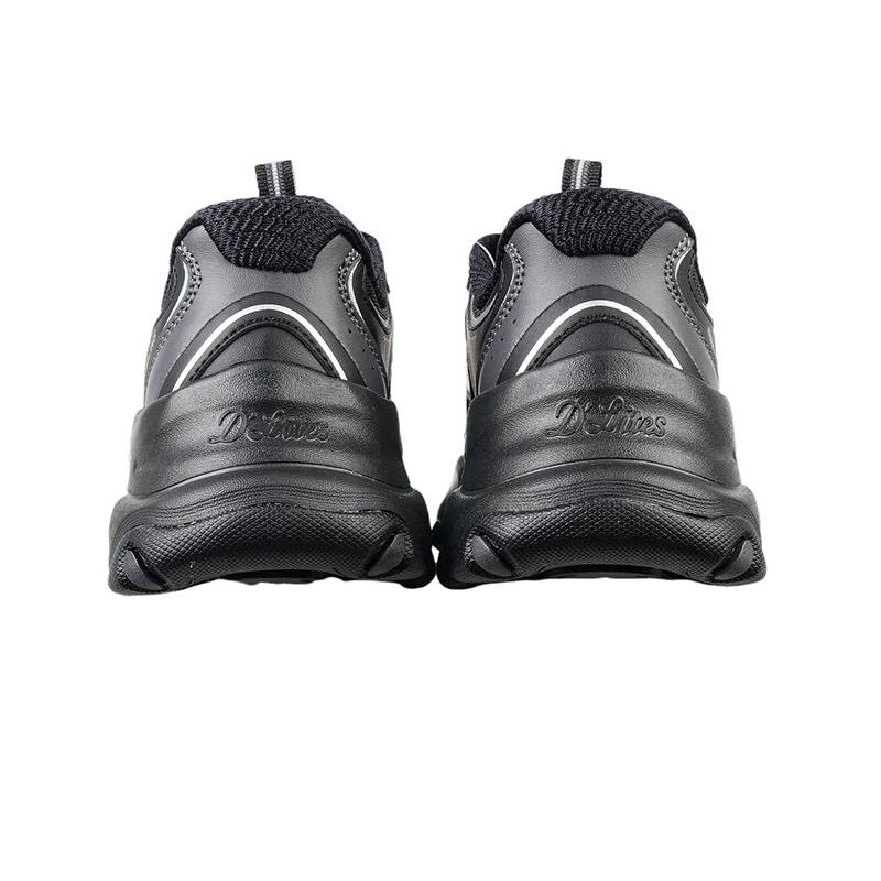 闪穿女子5.0网面增高轻便休闲熊猫鞋150526-BKSL