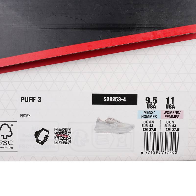 男女泡芙系列3浅低帮通勤减震跑步鞋S28253-4