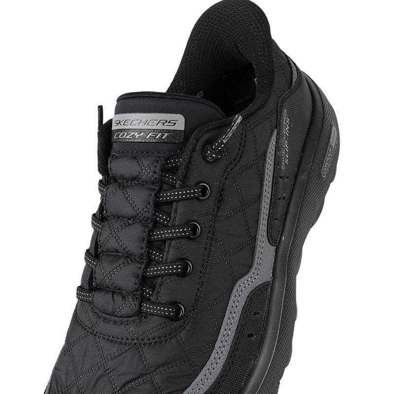 男士轻质舒适休闲一脚蹬闪穿户外鞋237664-BKCC