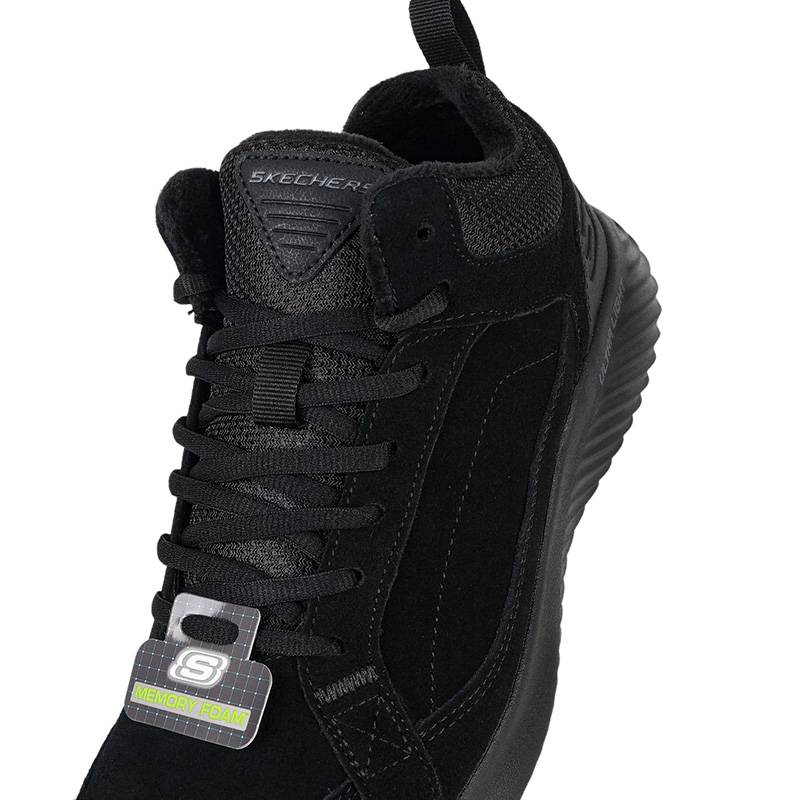 男士反皮毛中帮运动鞋加绒保暖休闲鞋232411-BBK