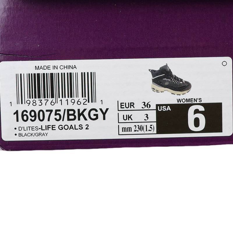 女子加绒保暖轻质高帮运动鞋棉靴169075-BKGY